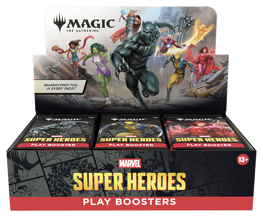 Magic: The Gathering® | Marvel Super Heroes Play Booster Display